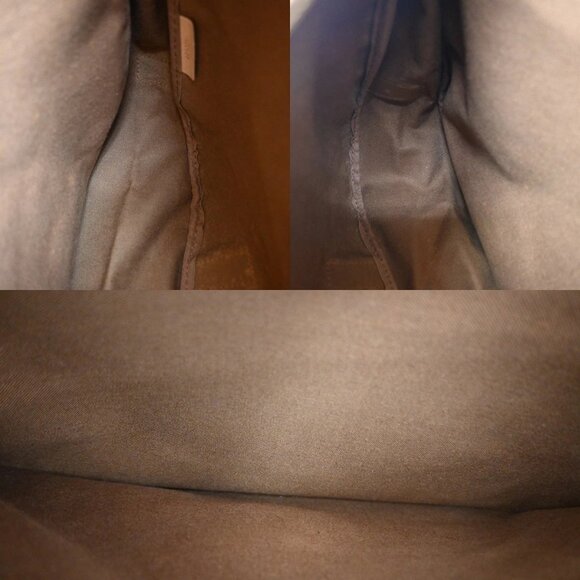 LOUIS VUITTON Logo Saumur 43 Shoulder Bag Monogram Leather Brown - Picture 10 of 16